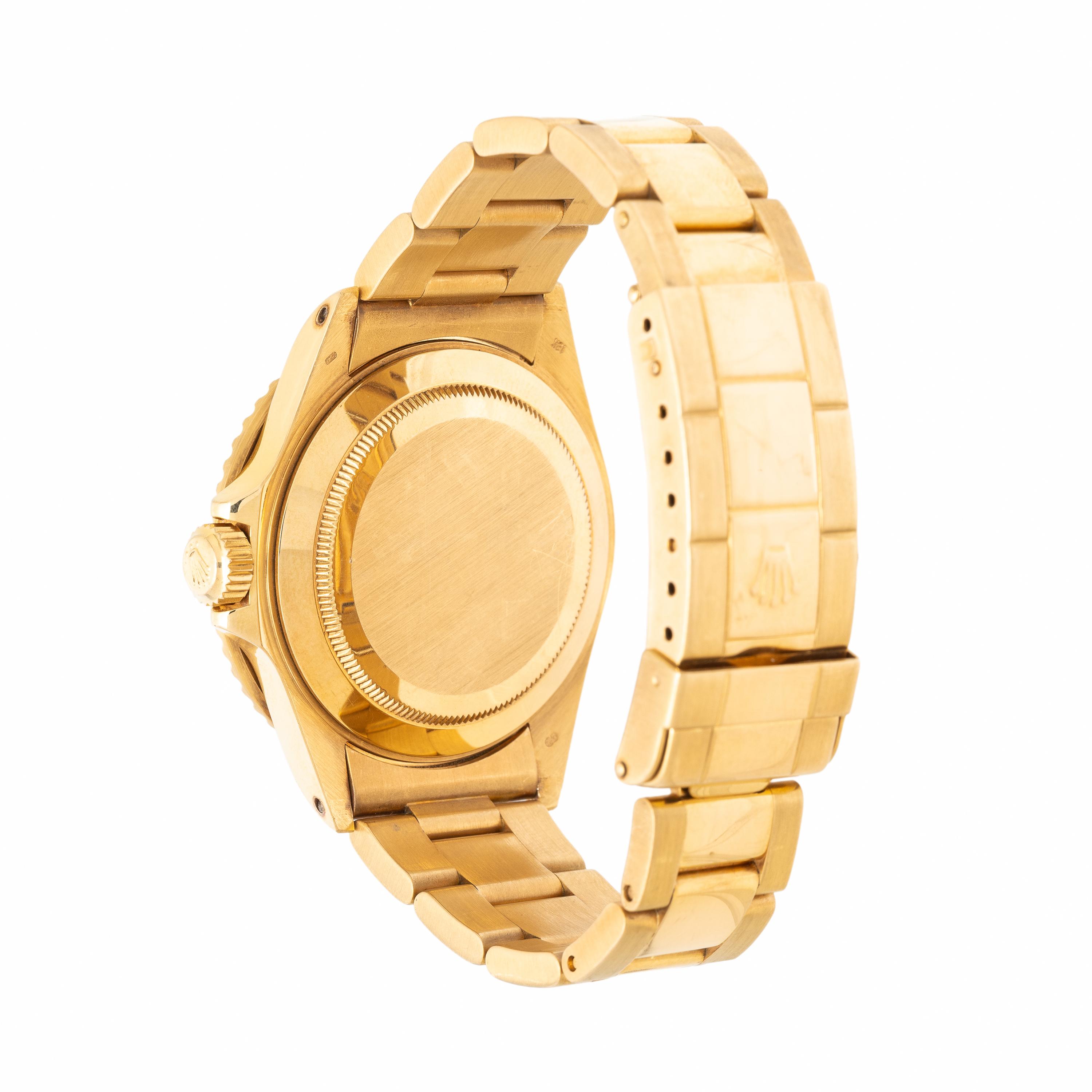 Rolex, Ref. 16808, 18K Yellow Gold 'Submariner' Watch, with Box & Papers