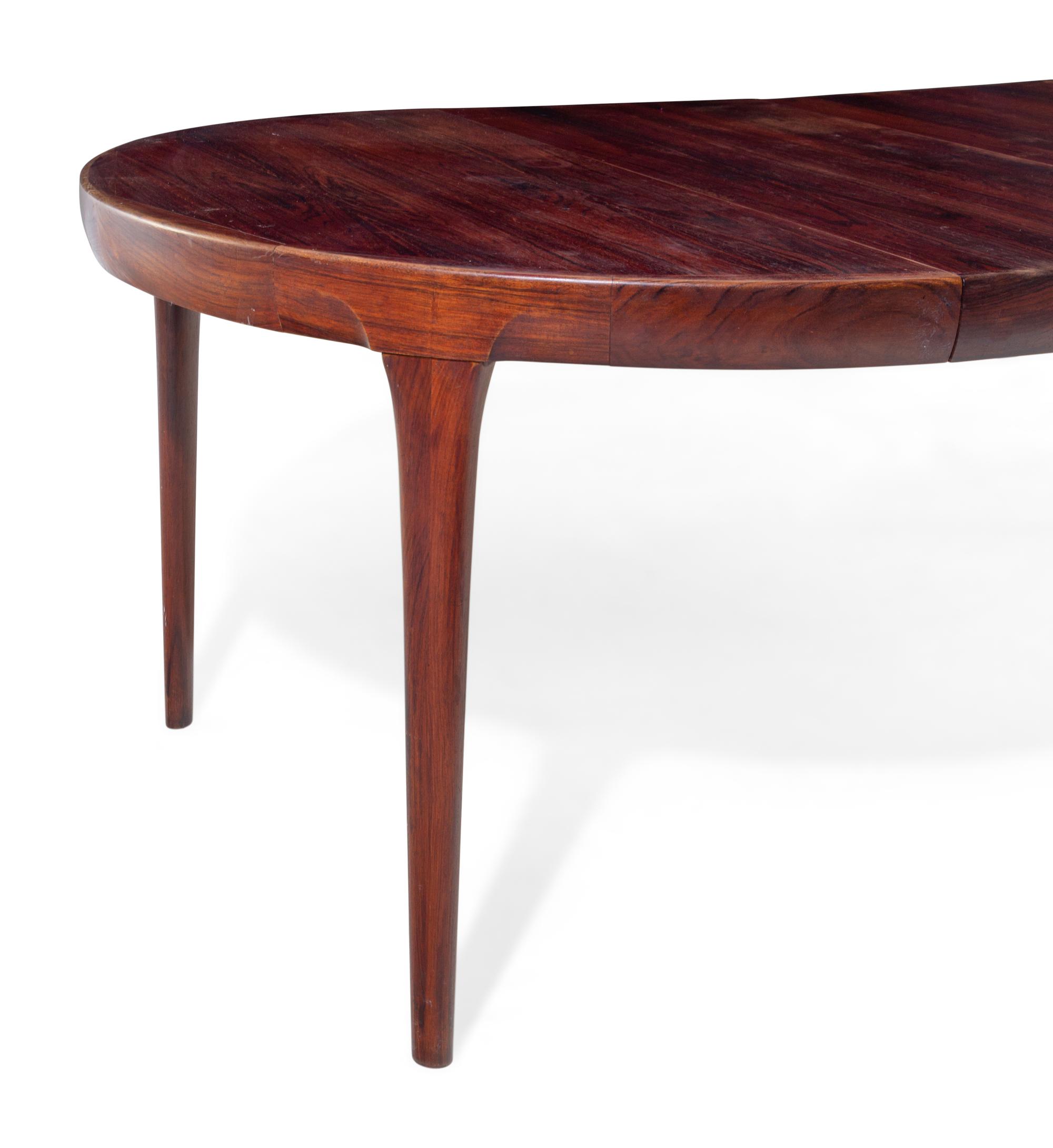 Dining Table with Three Leaves, Faarup Mobelfabrik, Denmark