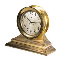 A Large Chelsea Ship's Bell Mantel Clock