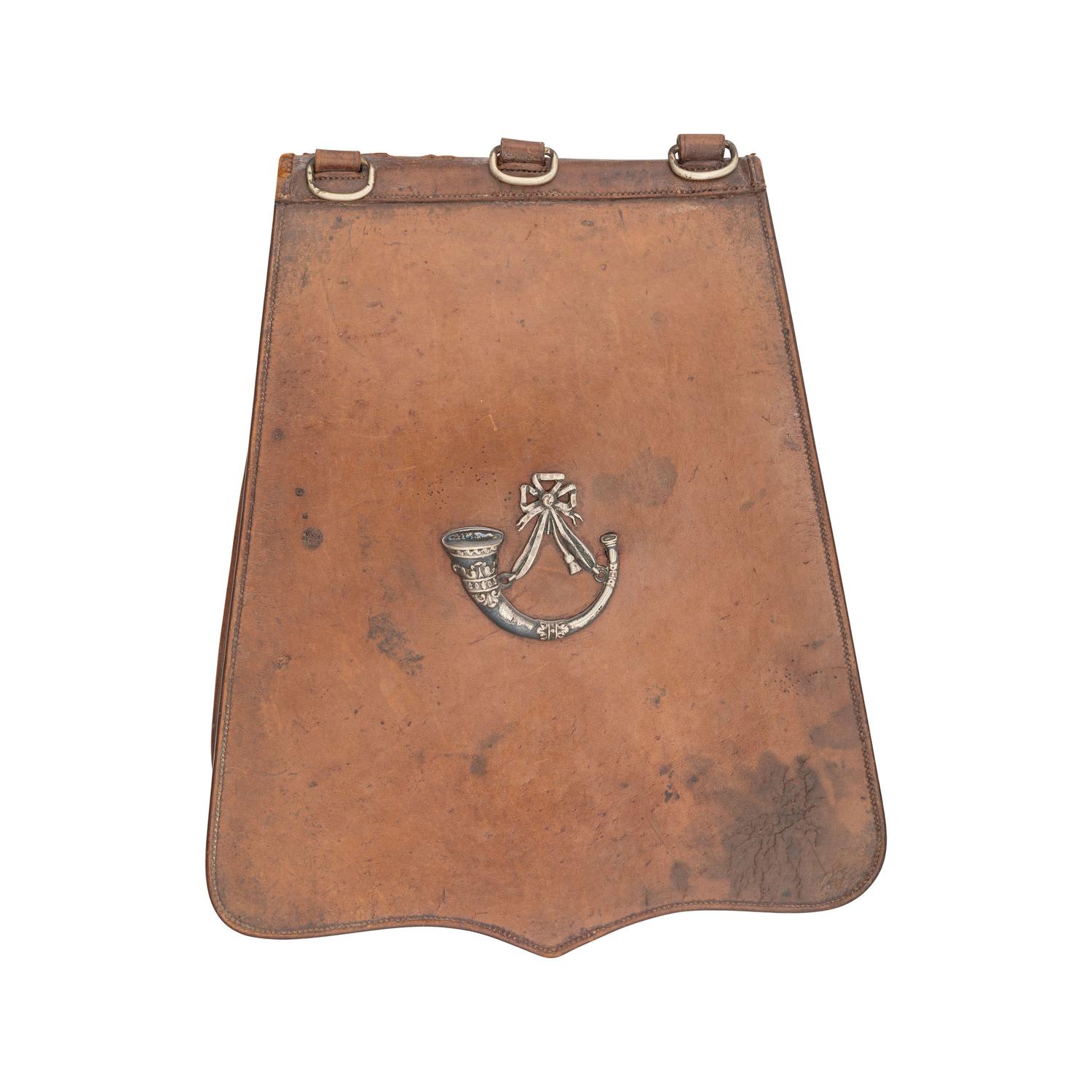The Sabretache of Major H.E. Harbin - 2nd Volunteer Battalion Sommerset Light Infantry with Period Image