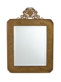 A Chinese Bronze Table Mirror