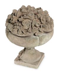 A Pair of Cast Stone Garden Ornaments