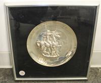 A Salvador Dali Silver Plate Diameter 8 inches. — 1971