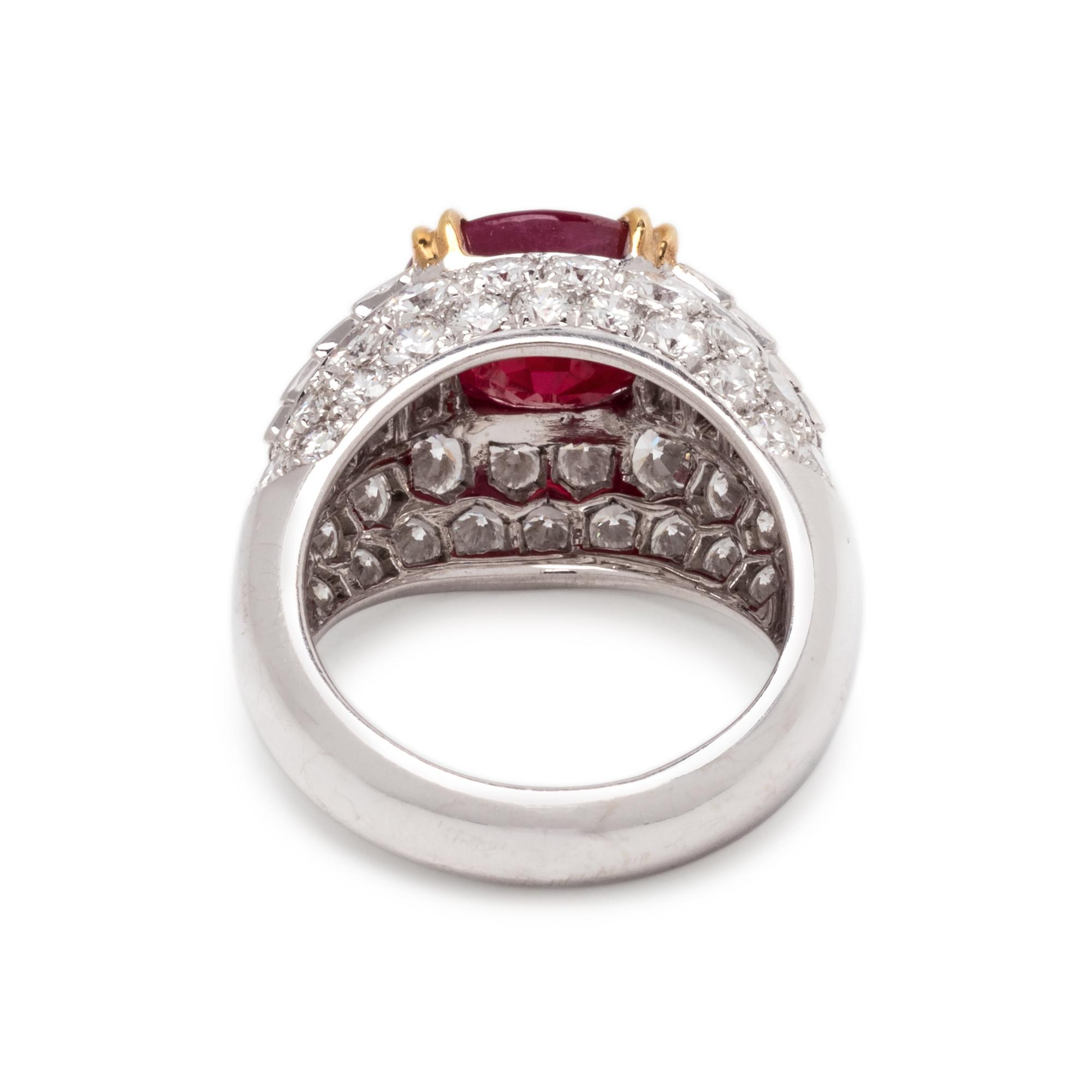 RUBY AND DIAMOND RING