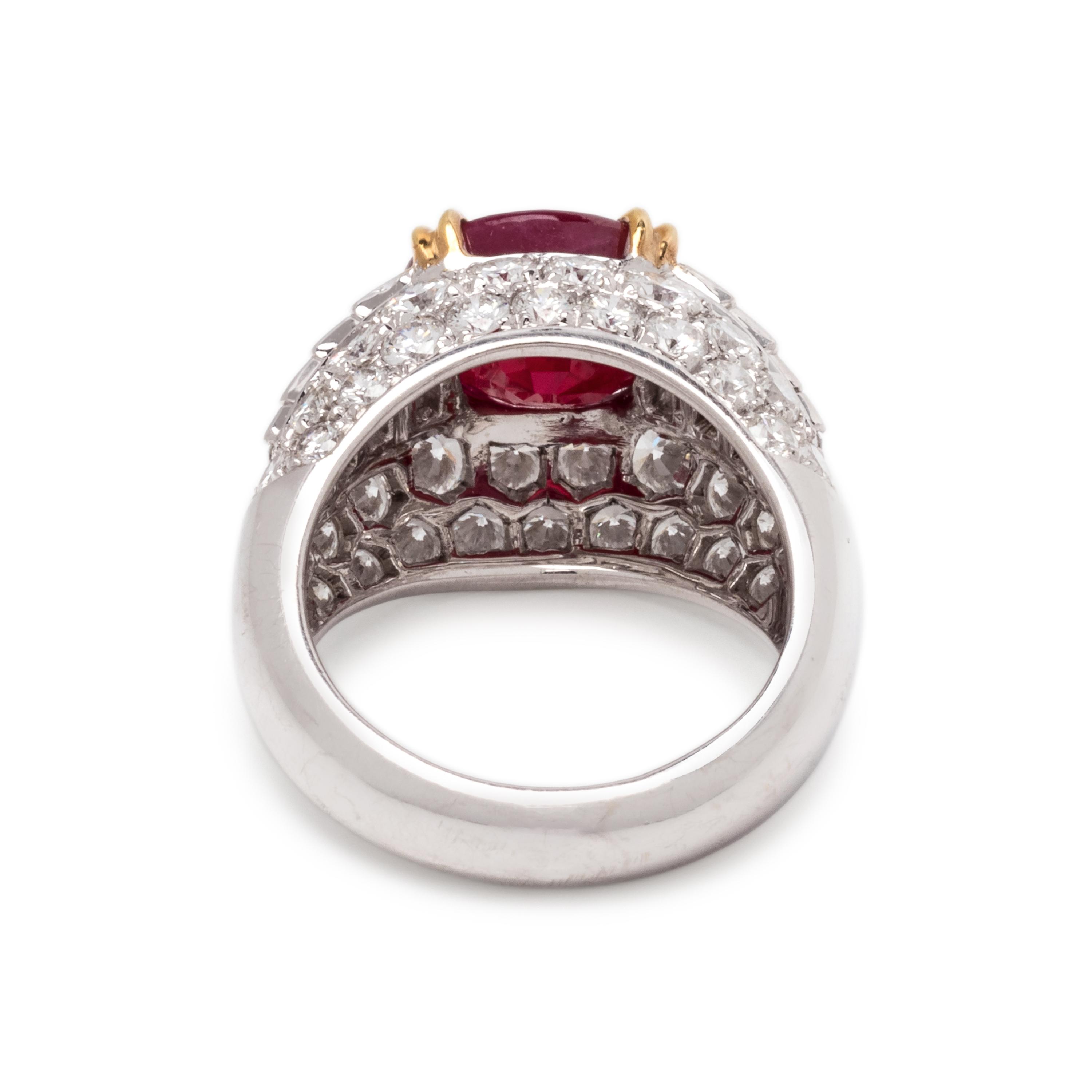 RUBY AND DIAMOND RING