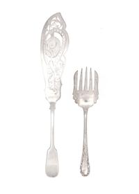 An English Silver-Plate Fish Server