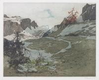 Three Woodblock Landscape Prints