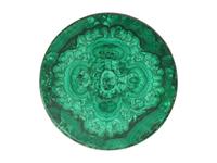 A Belle Epoch Gilt-Brass and Malachite Gueridon