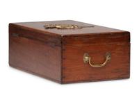 An English Brass Mounted Mahogany Box