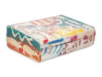 An Outsider Art Paint Decorated Found Suitcase