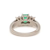 EMERALD AND DIAMOND RING