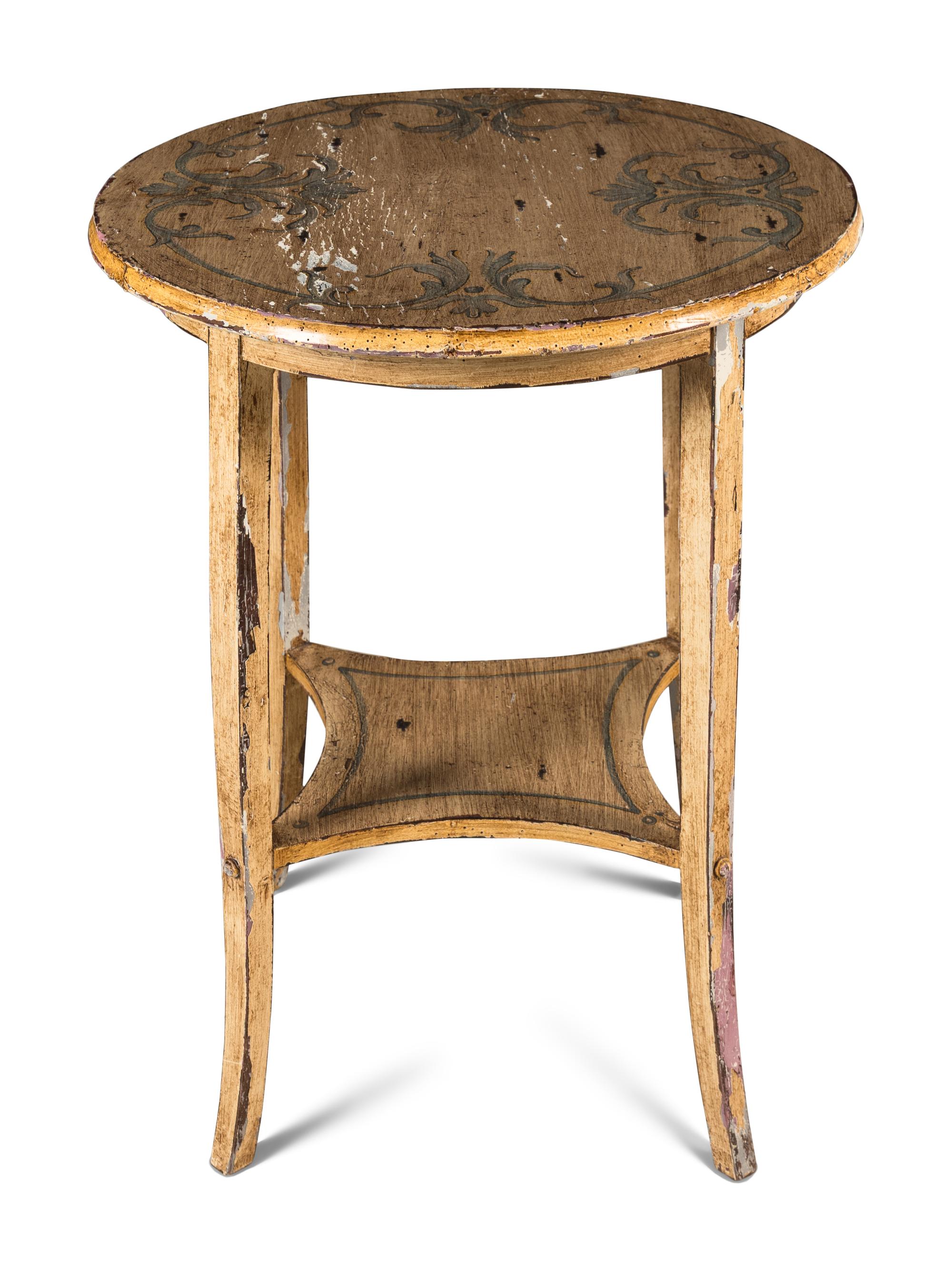 An Italian Painted Side Table