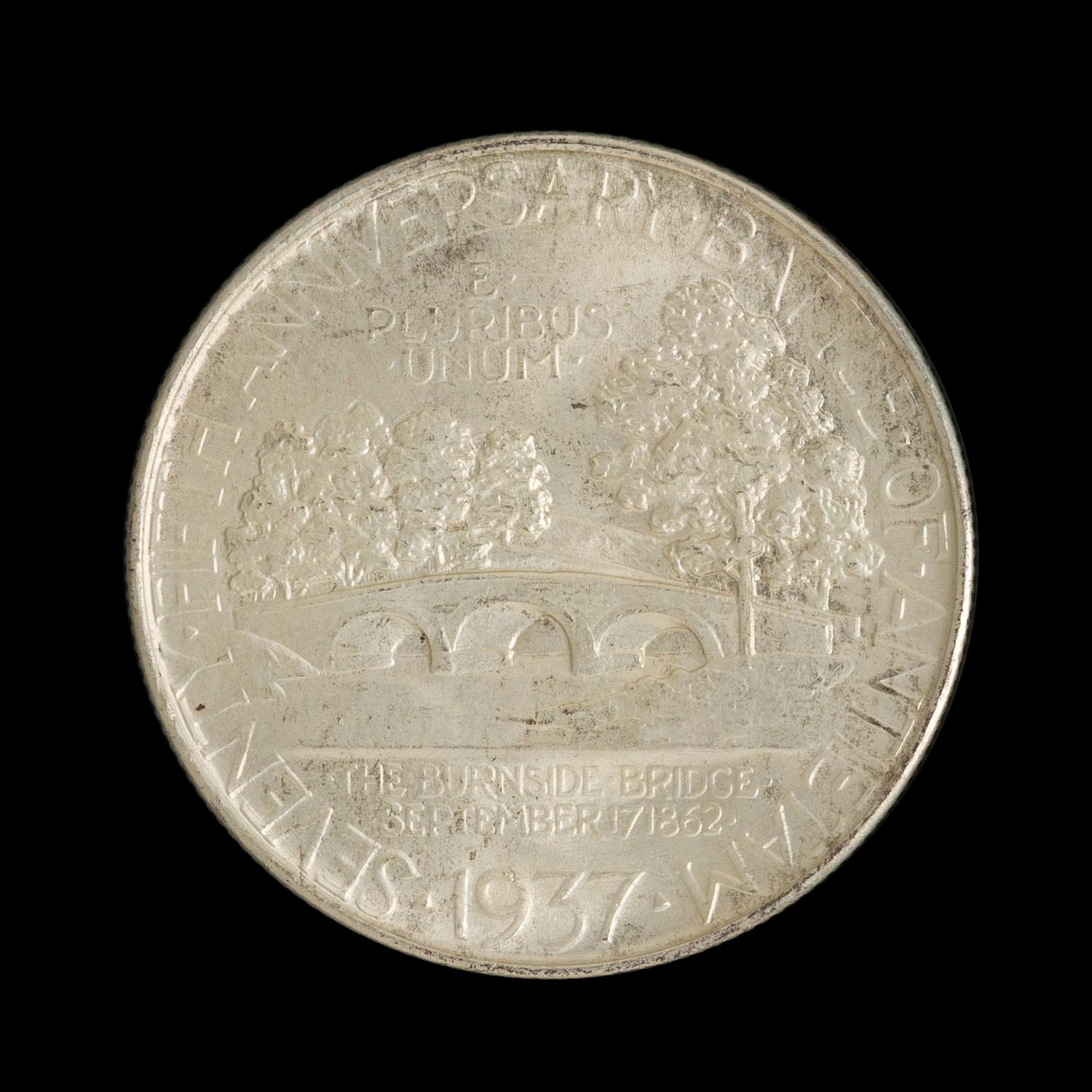 A United States 1937 Antietam Commemorative 50c Coin