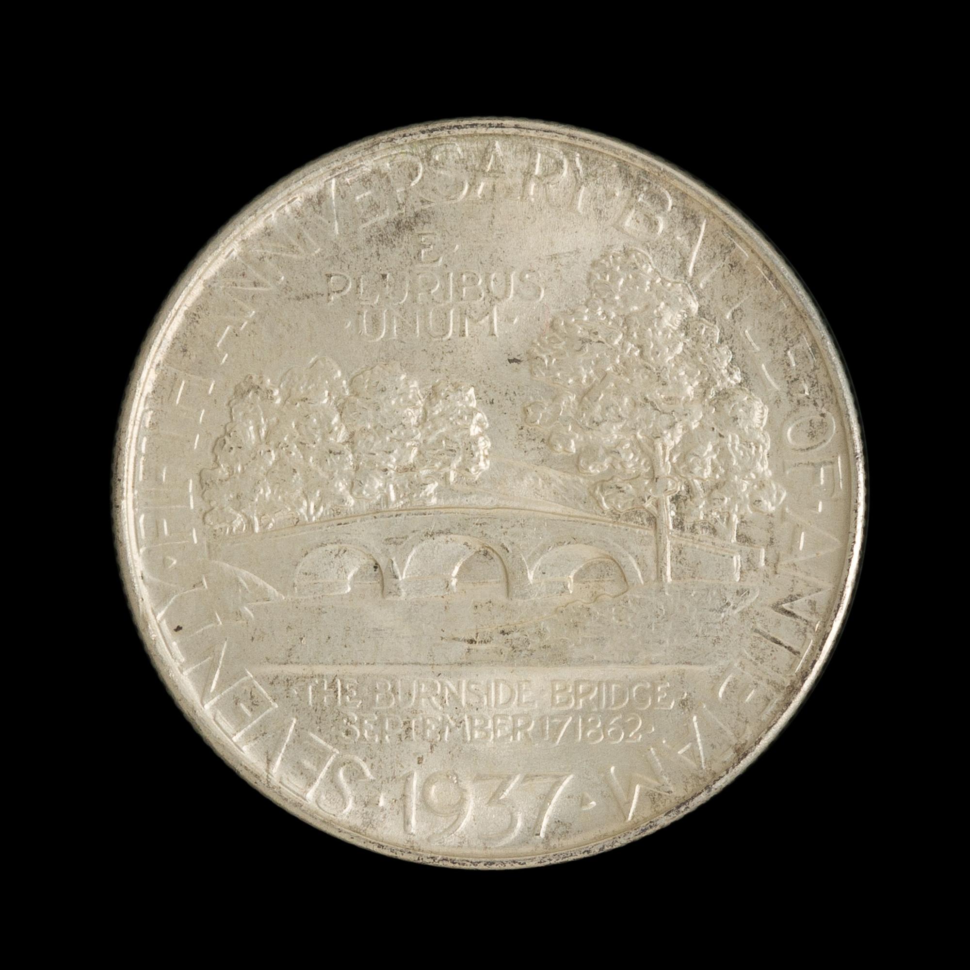 A United States 1937 Antietam Commemorative 50c Coin