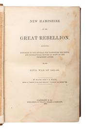 [CIVIL WAR - NEW ENGLAND]. A group of regimental histories and soldiers' memoirs from Connecticut, New Hampshire, and Rhode Island, comprising: