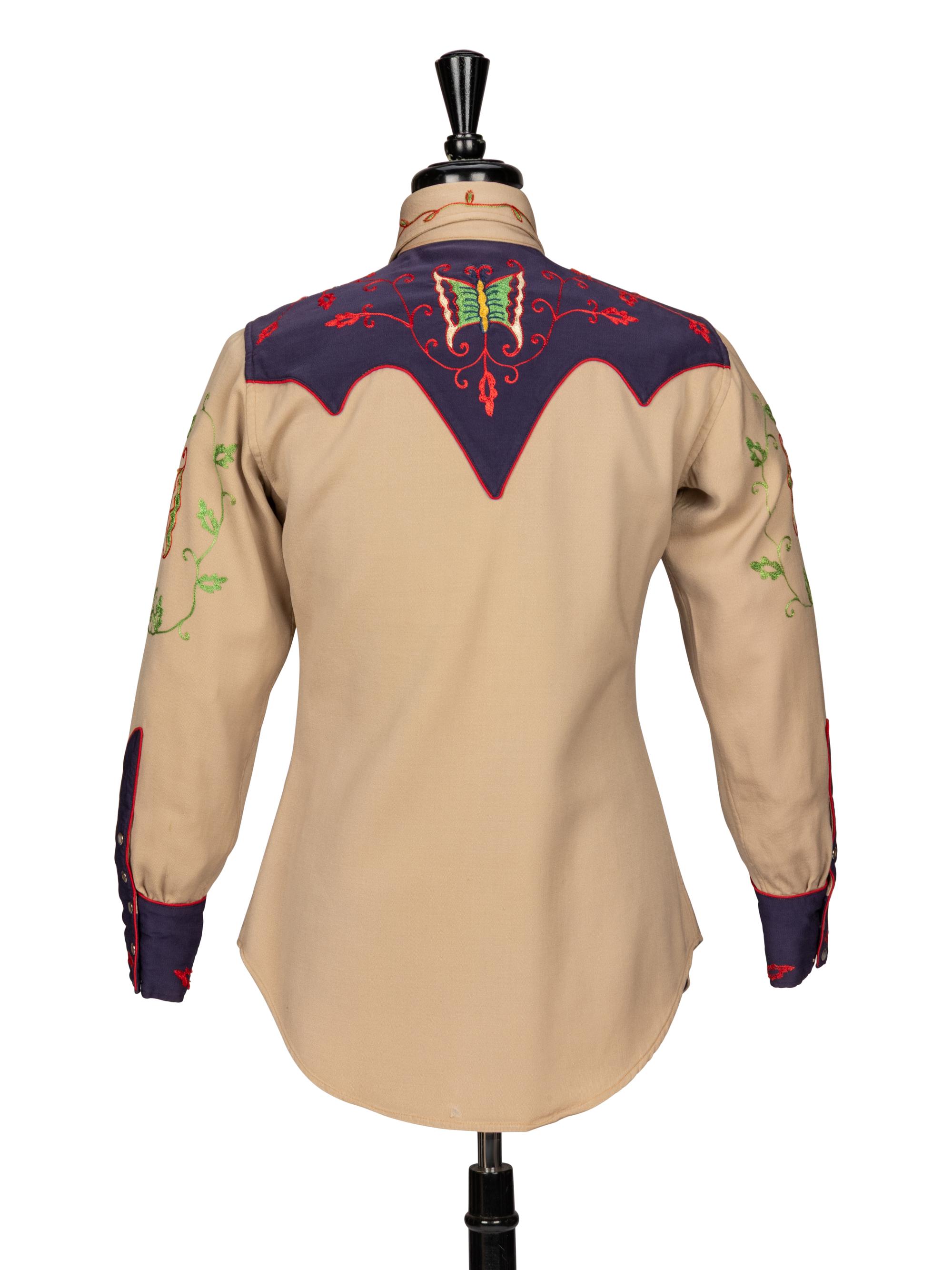 Buck Bernie, Embroidered Western Shirt