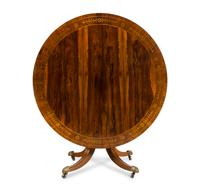 A Regency Rosewood Center Table