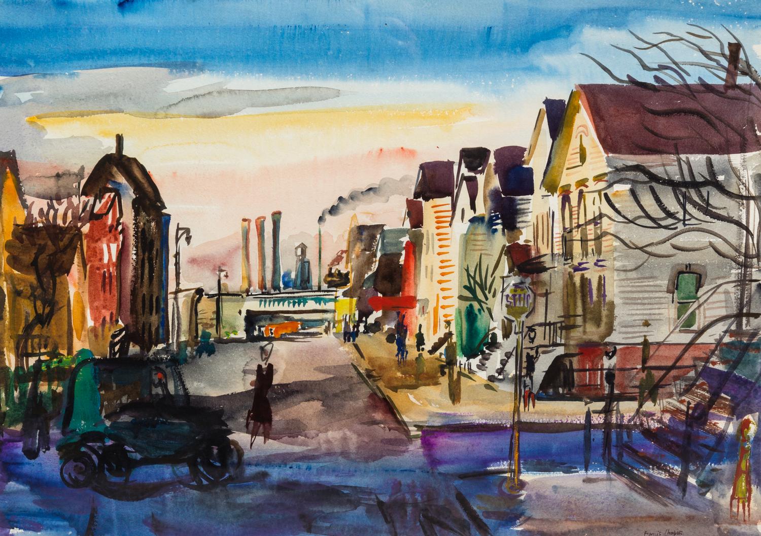 Francis Chapin, (American, 1899–1965), Chicago, Old Town