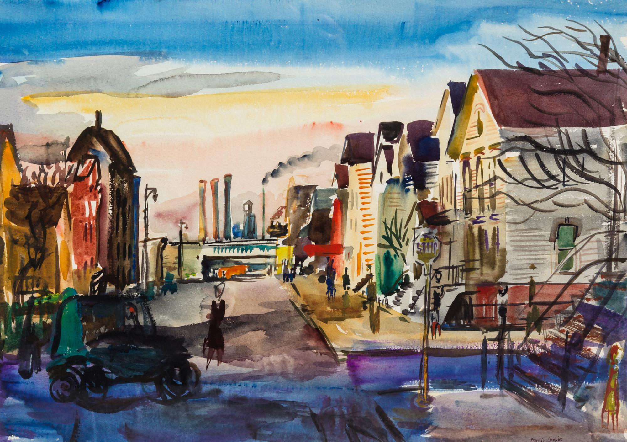 Francis Chapin, (American, 1899–1965), Chicago, Old Town