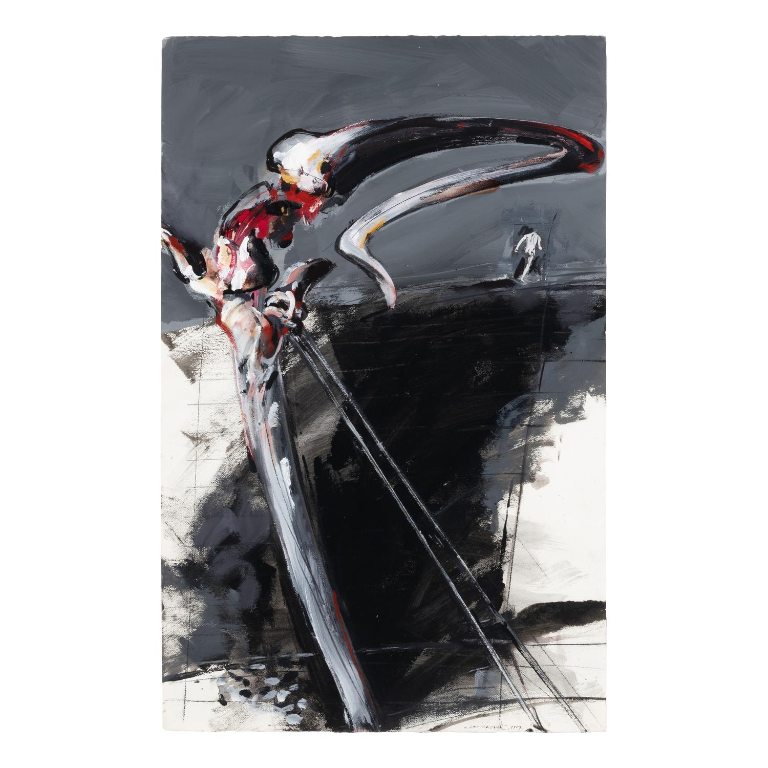 Vladimir Veličković (Serbian, 1935–2019) — Dry Tree , 1989