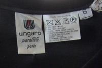 An Ungaro Black Velvet Peplum Jacket, Size 6.