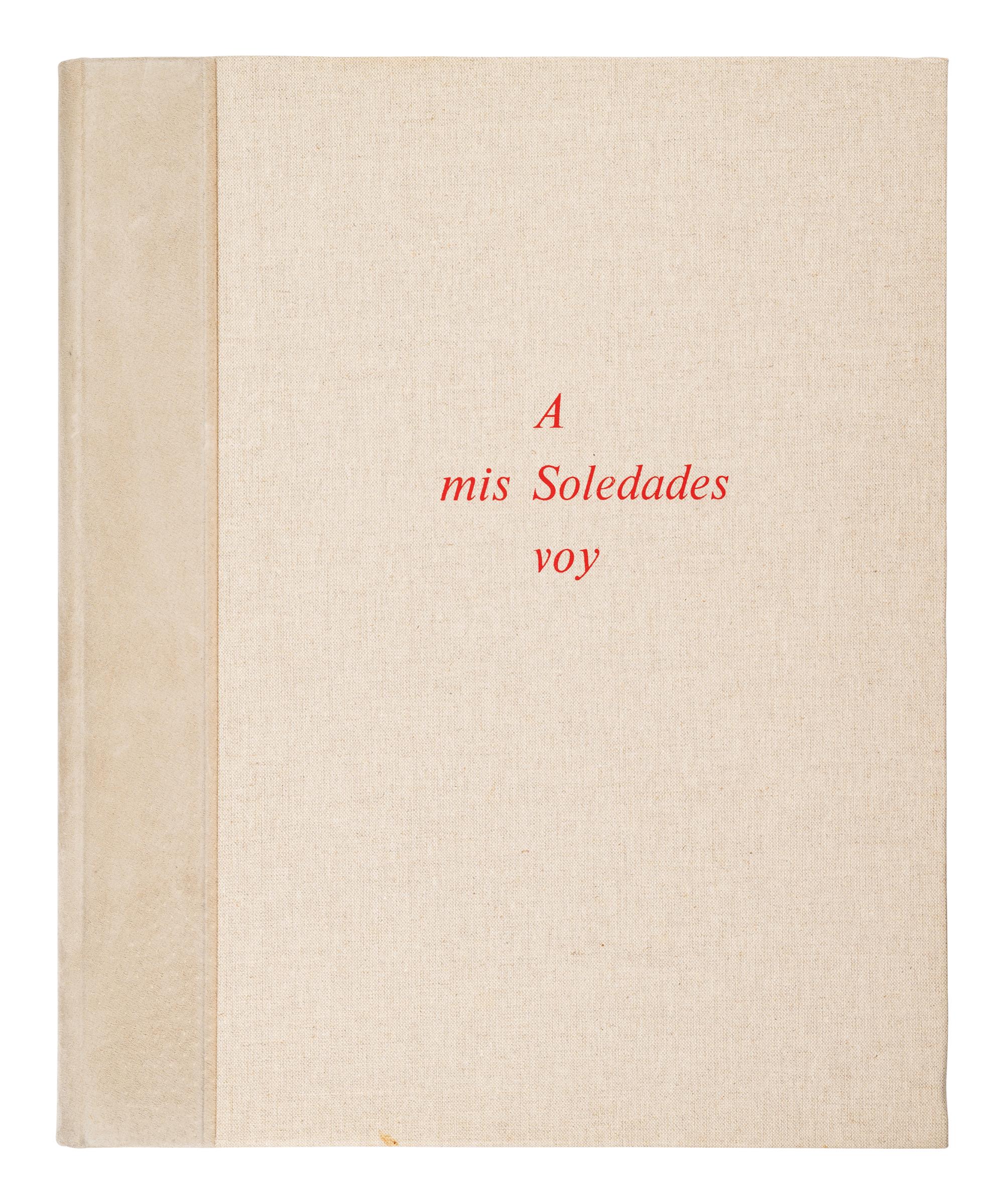 A mis Soledades voy, de mis soledades vengo