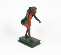 A Continental Polychromed Wood Figure of a Monkey — EARLY 20TH CENTURY