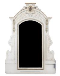 A Victorian Painted Mirror 48 x 30 inches.