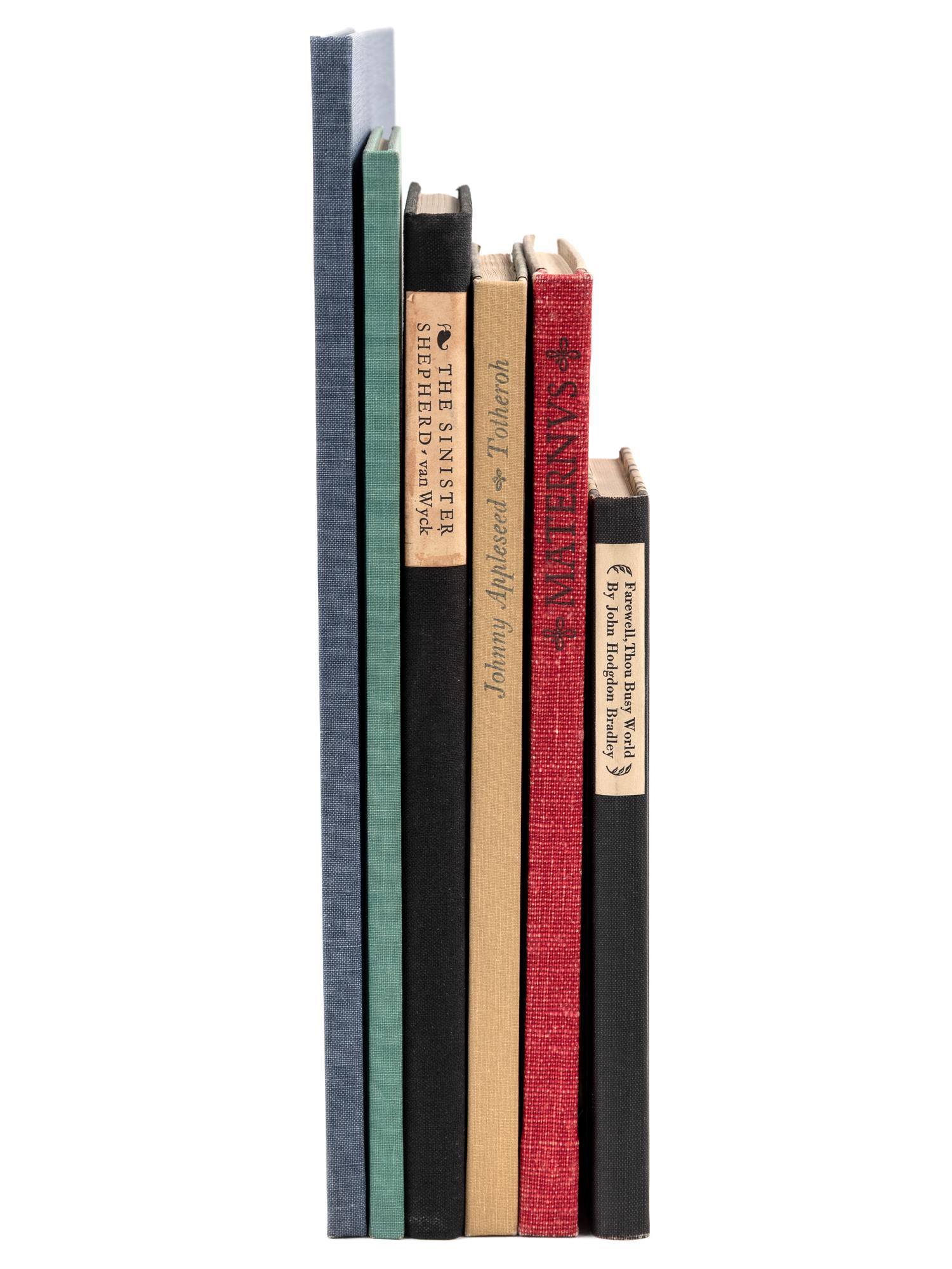 [FINE PRESS]. A group of 6 fine press works, comprising: