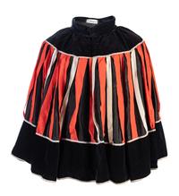 A Lyric Opera Black and Red Stripe Cape,
