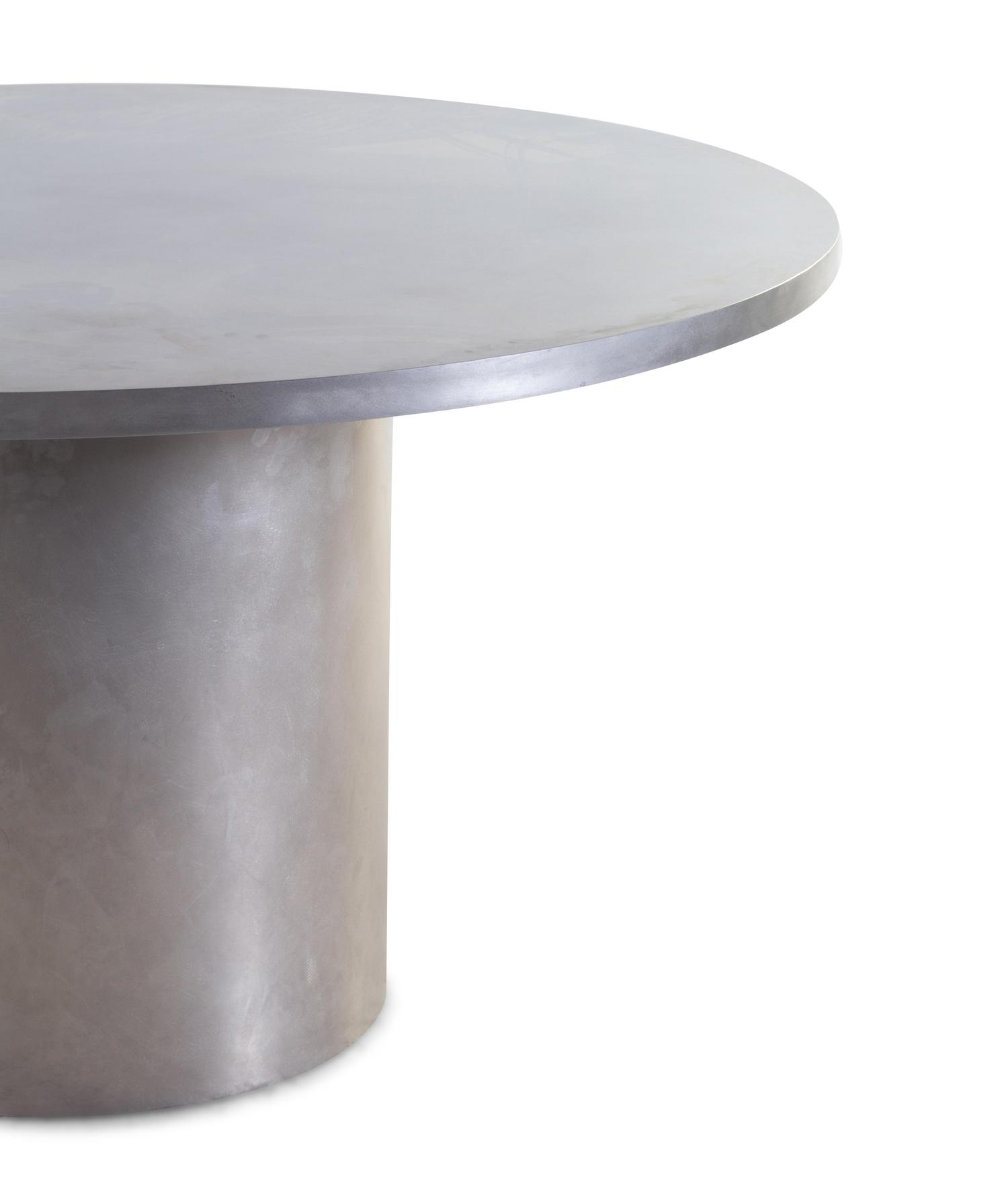 A Stainless Steel Dining Table