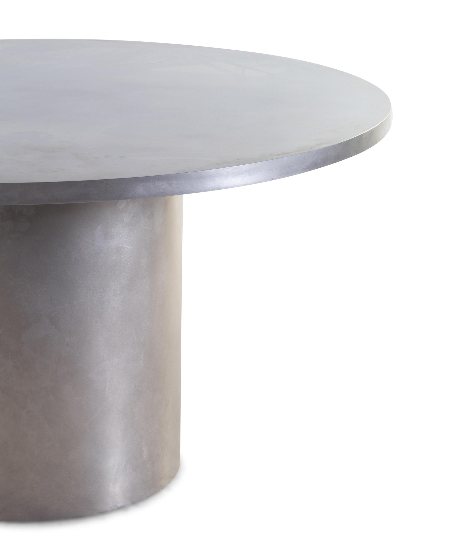 A Stainless Steel Dining Table