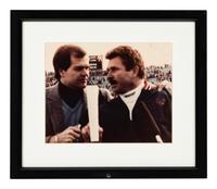 A Group of FIve Photographs of Mike Ditka Coaching Formerly Displayed at Mike Ditka’s Restaurant