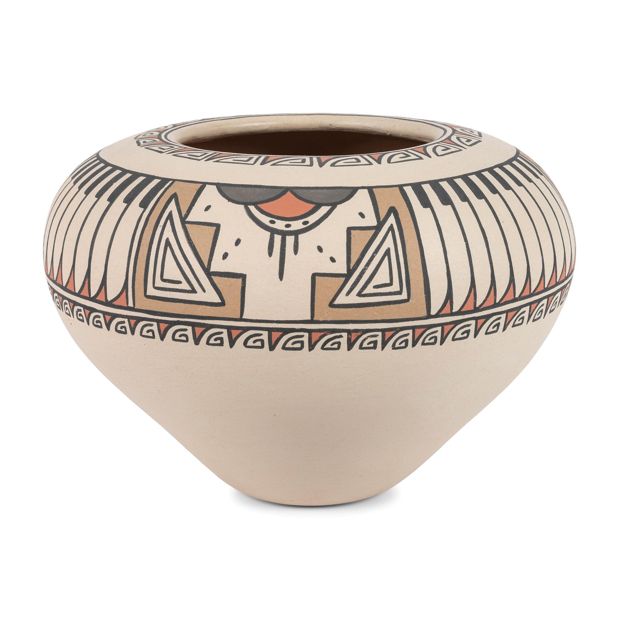 Polychrome Pottery Jar