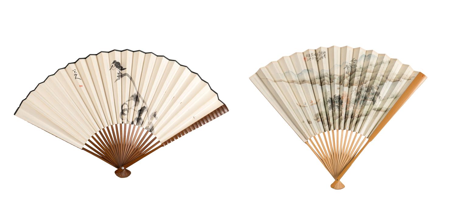 A Pair of Chinese Folding Fans