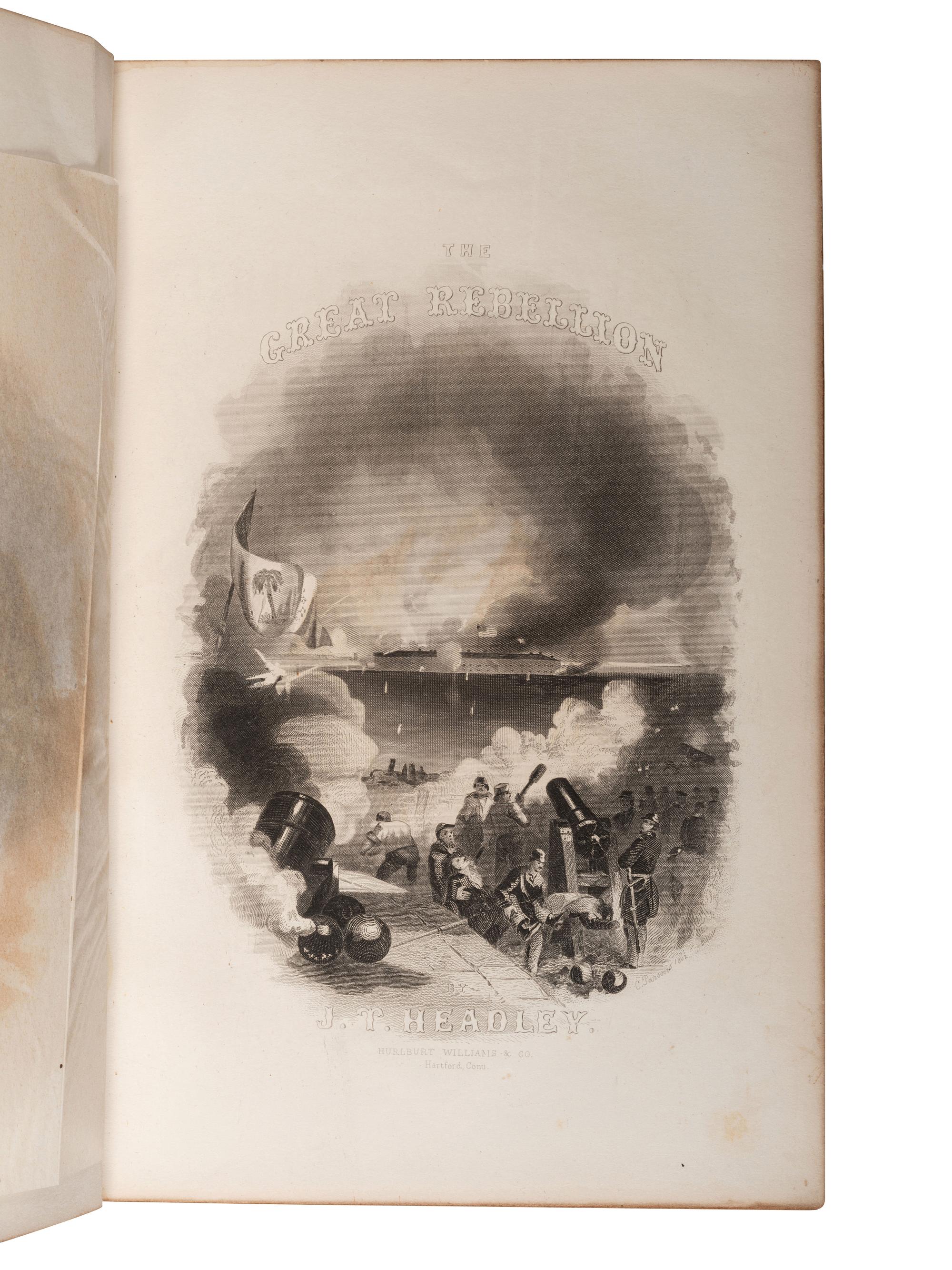 [CIVIL WAR - BOOKS]. A group of Civil War histories, comprising: