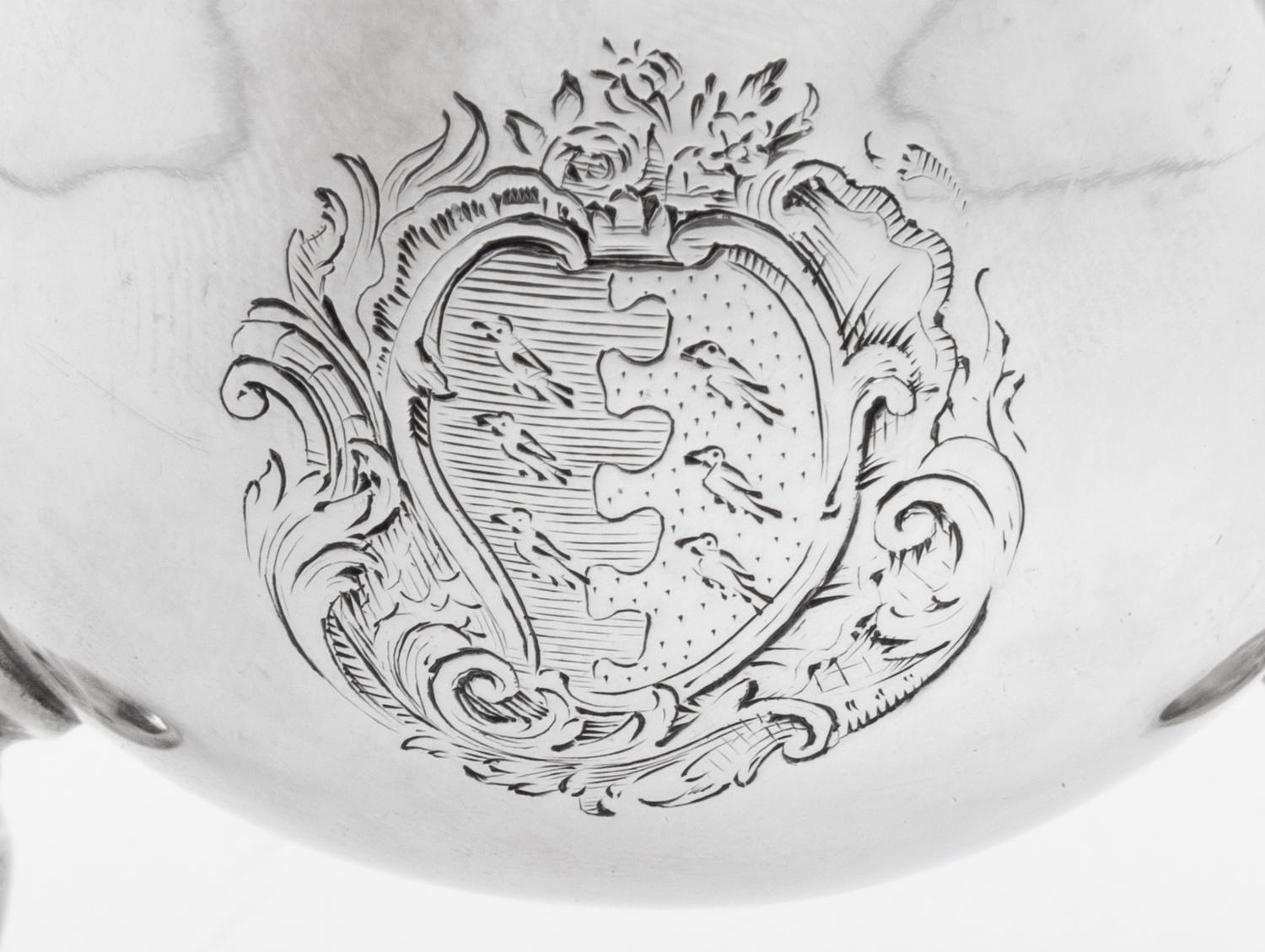 Five George III Silver Creamers