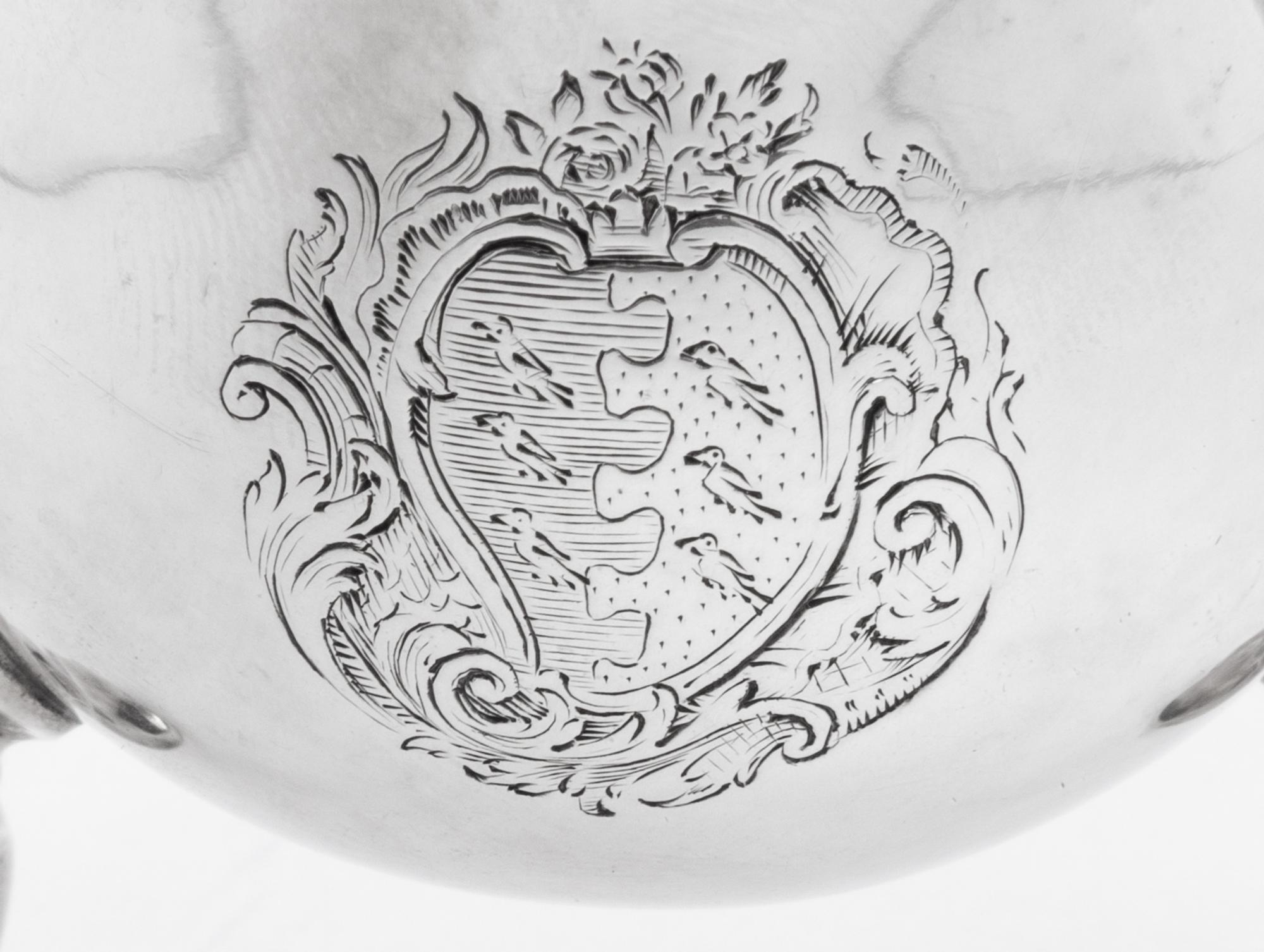 Five George III Silver Creamers