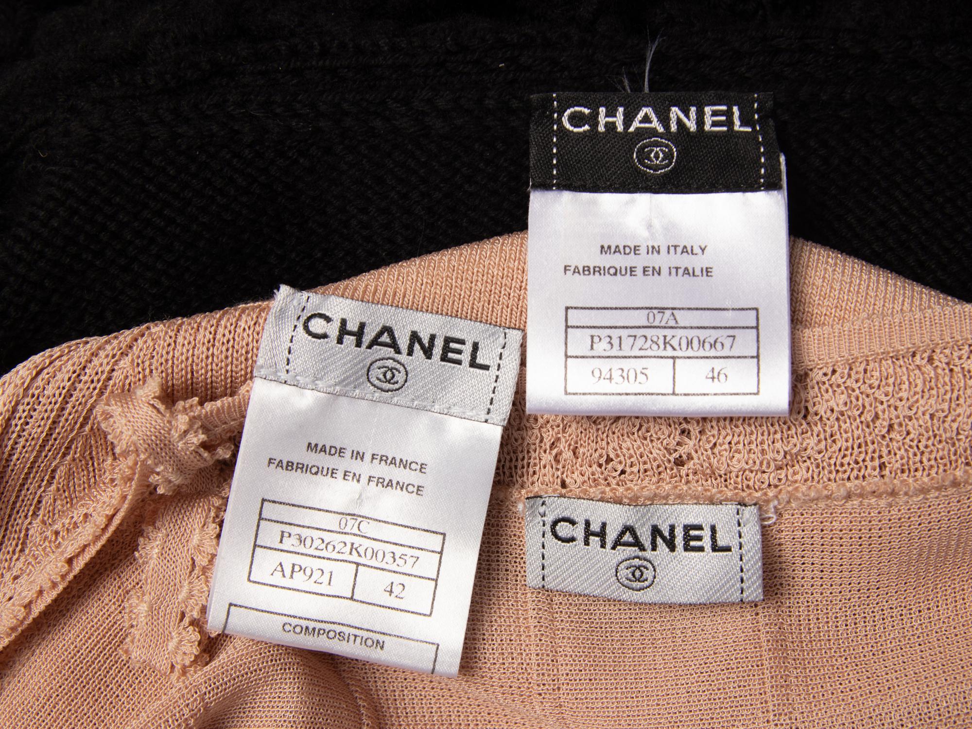 Chanel, Two Knit Tops