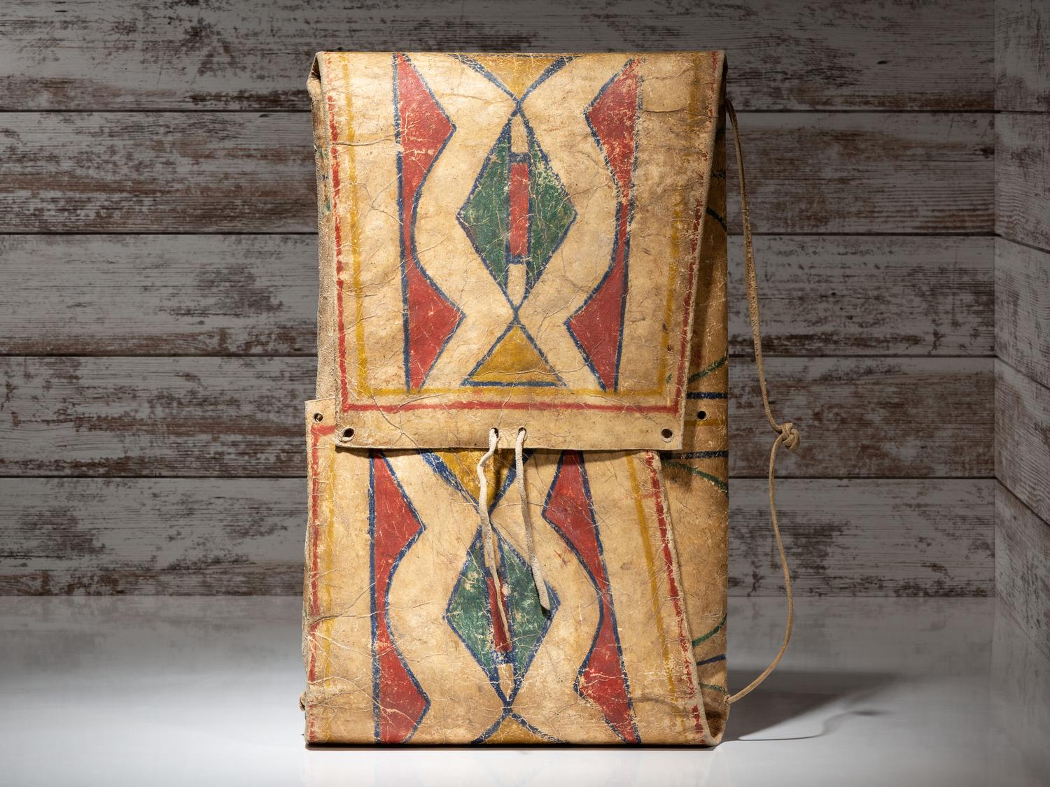 Sioux Painted Parfleche Envelope