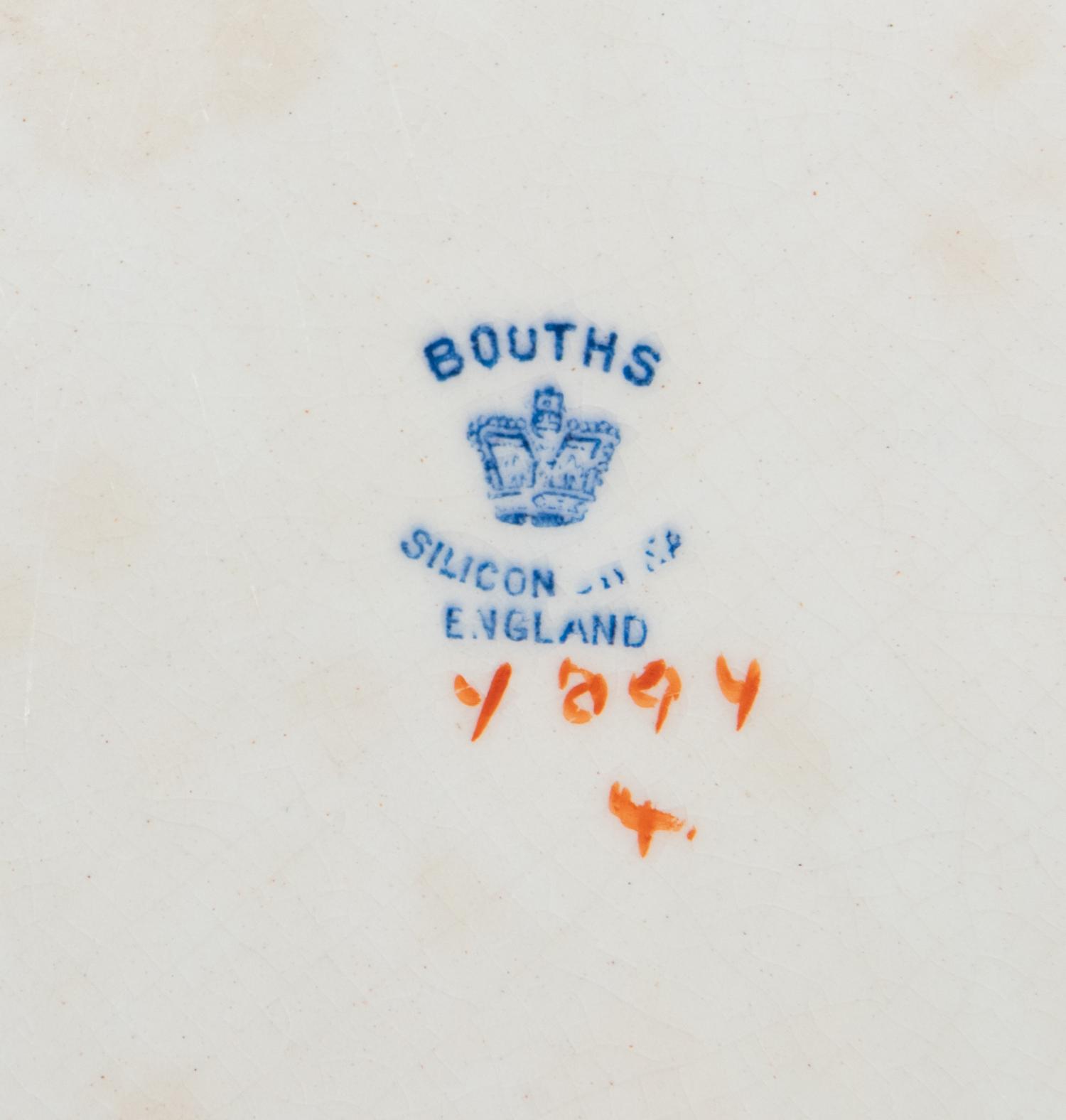 A Booths Parrot Ceramic Dinner Service
