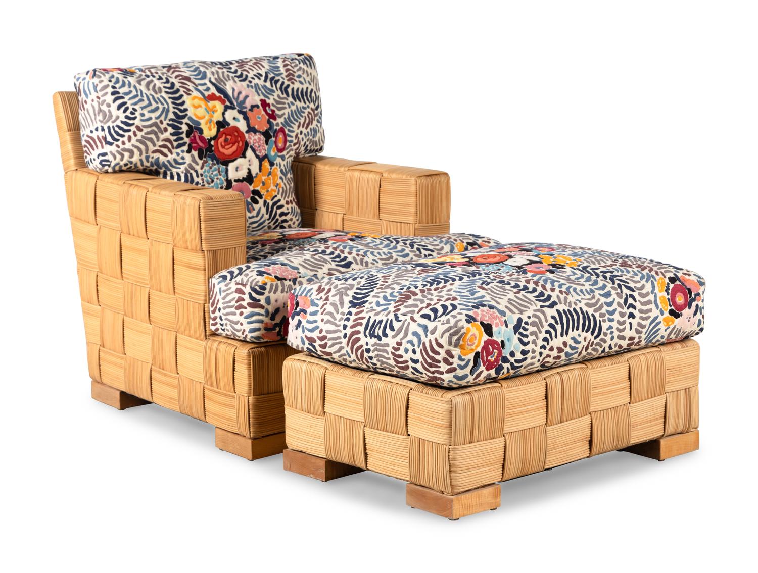 Block Island Chair and Ottoman Donghia, USA