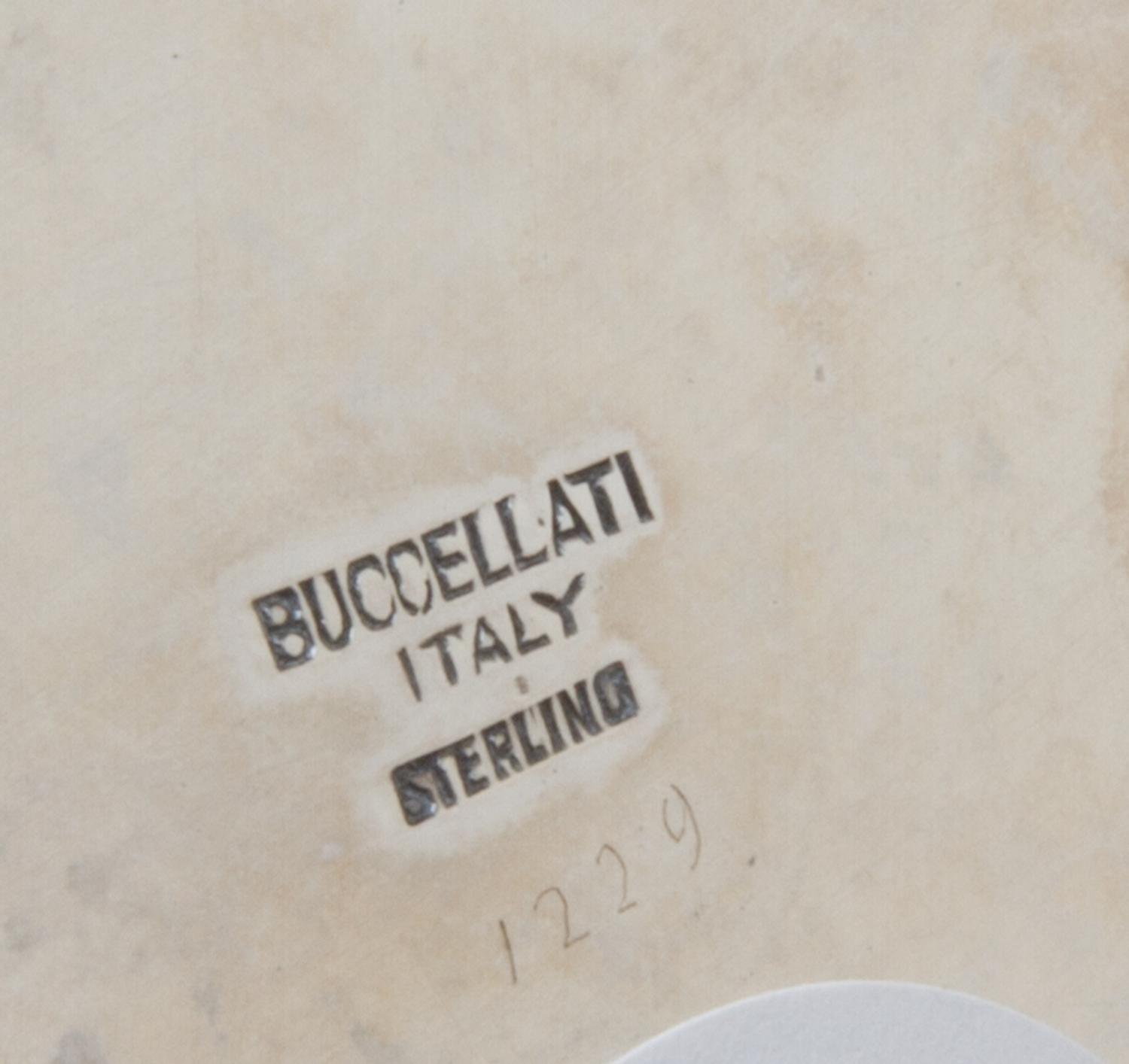 An Italian Silver Coffee Service, Buccellati, 20th Century, comprising a coffee pot, a covered sugar, a creamer, and a tray, the servin