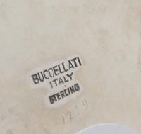 An Italian Silver Coffee Service, Buccellati, 20th Century, comprising a coffee pot, a covered sugar, a creamer, and a tray, the servin