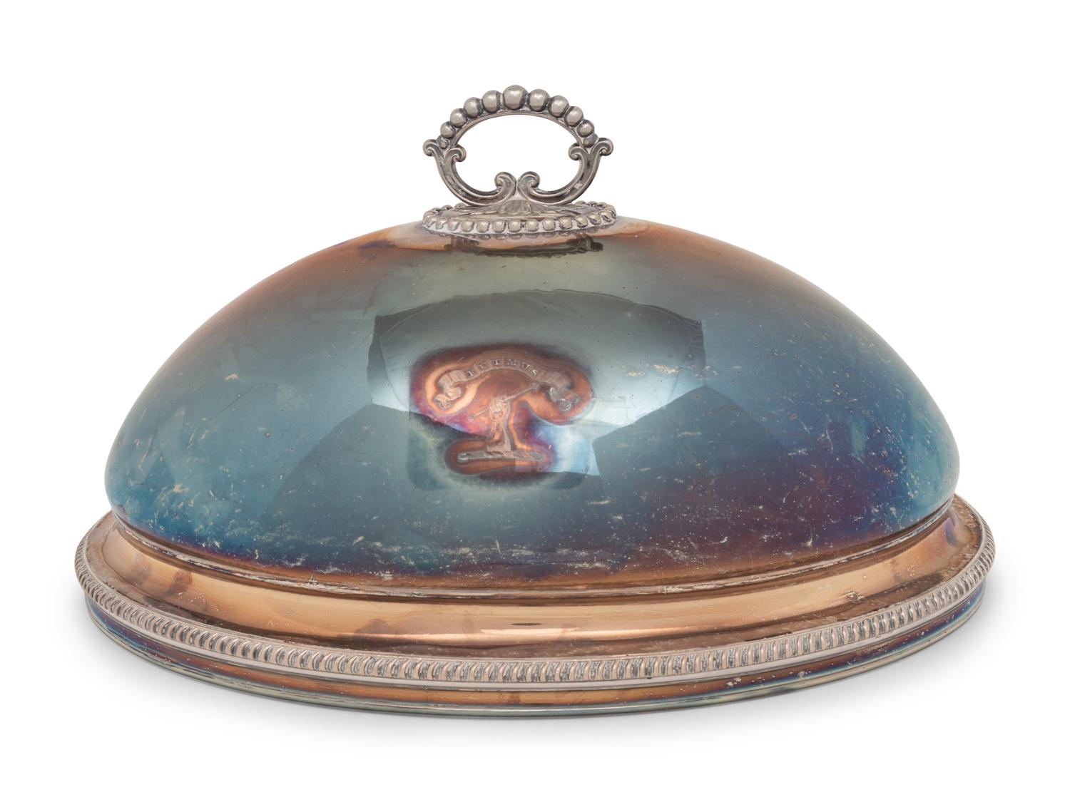An English Silver-Plate Cloche