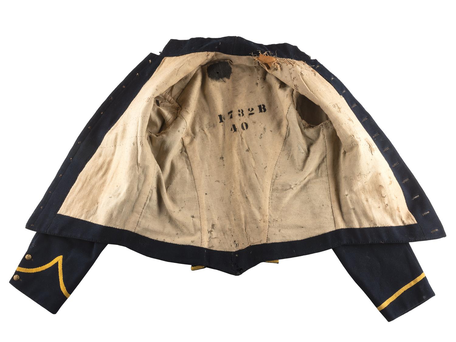 [CIVIL WAR]. Union Cavalry enlisted shell jacket.