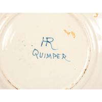 A Group of Quimper Faience Table Articles