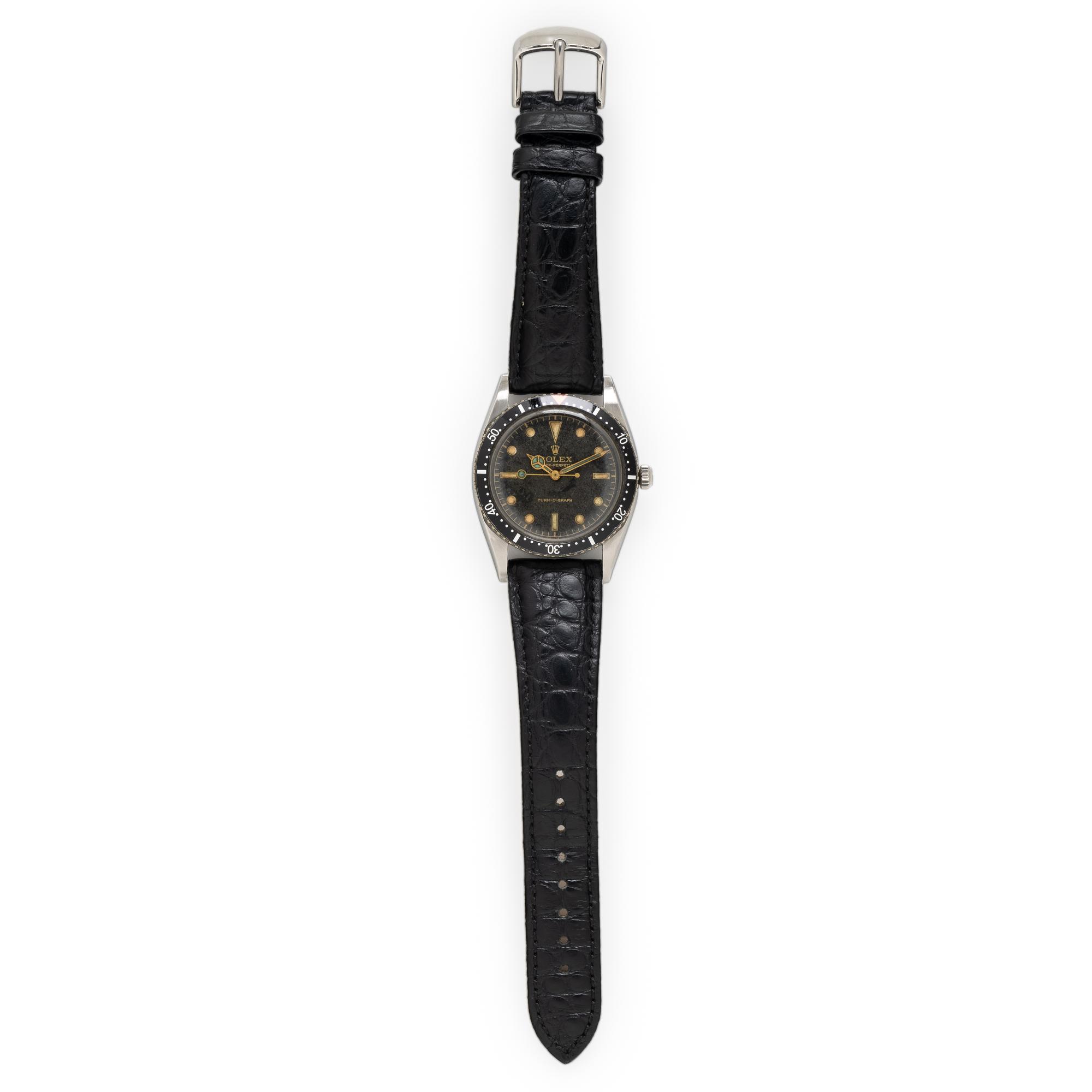 Rolex, Ref. 6202, Stainless Steel 'Turn-O-Graph' Watch, Circa 1953