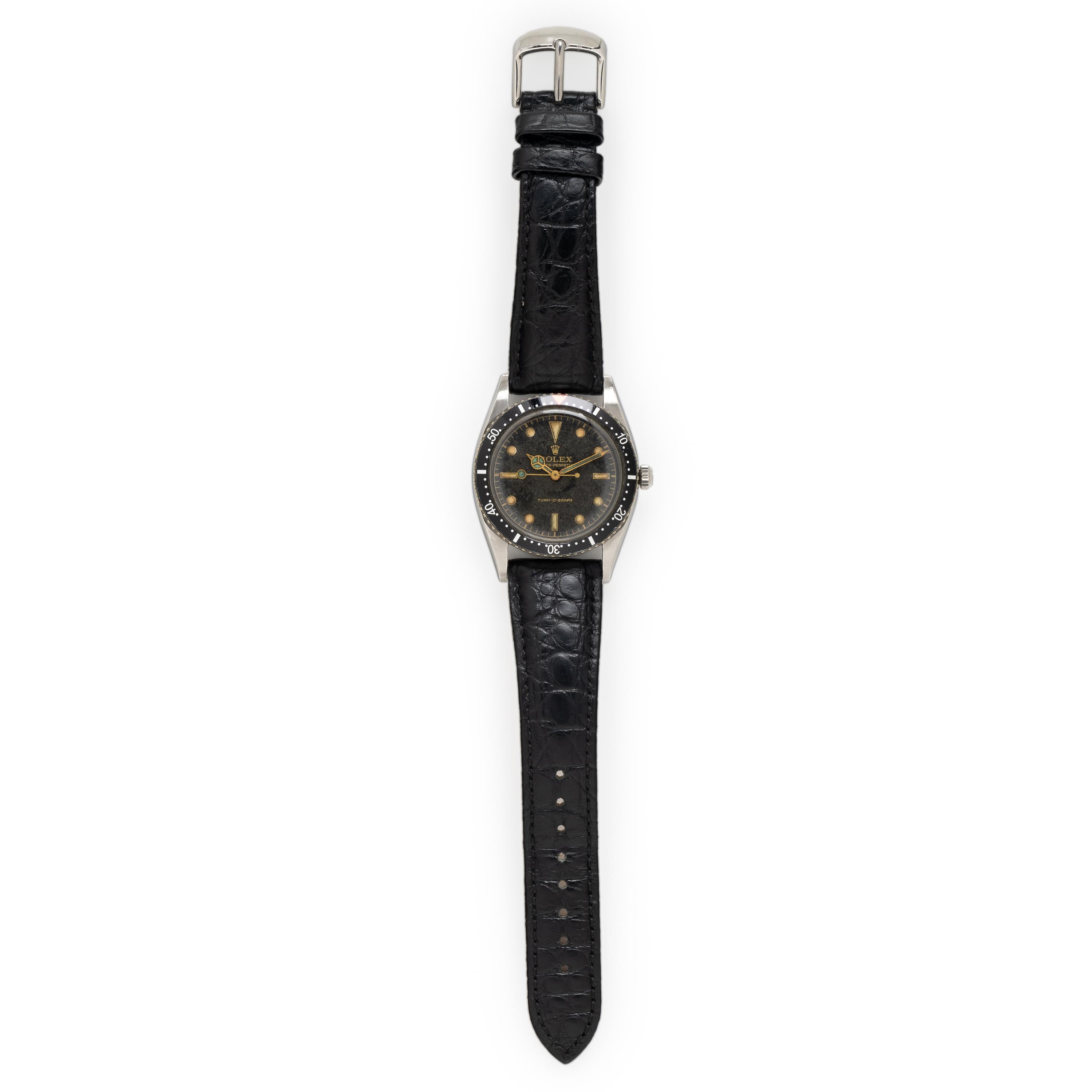 Rolex, Ref. 6202, Stainless Steel 'Turn-O-Graph' Watch, Circa 1953