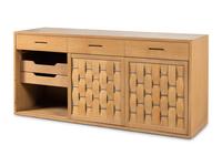 Woven-Front Cabinet, c. 1955 Dunbar, USA